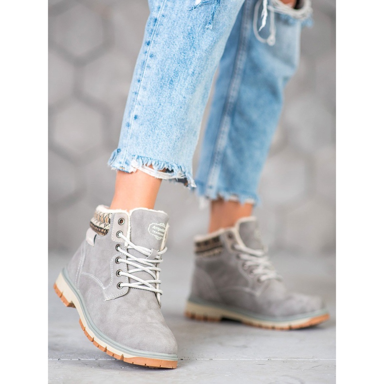 Arrigo Bello Krajkové upínáky šedá 1 Arrigo Bello Krajkové upínáky šedá 1