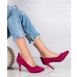 J. Star Pohodlné lodičky červený 2