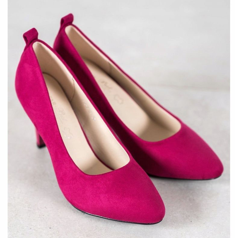 J. Star Pohodlné lodičky červené 1