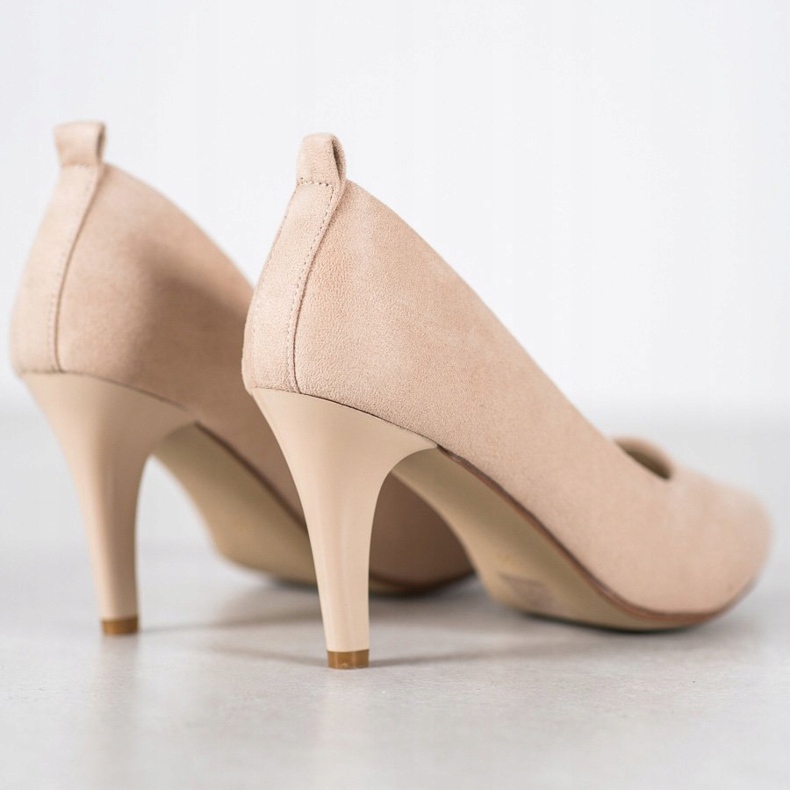 J. Star Pohodlné lodičky hnědý 1