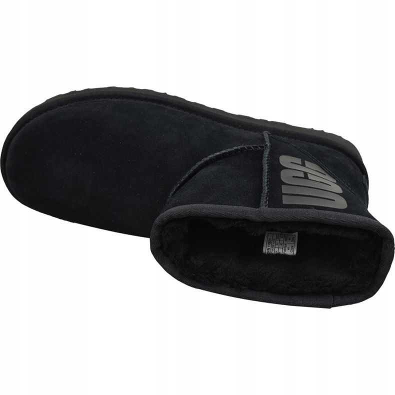 Logo Ugg Classic Mini Rubber W 1108231-BLK černý 2