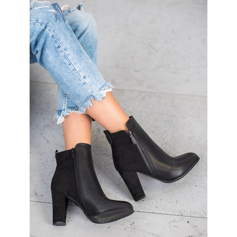 SHELOVET Boty Na Postu černý 2