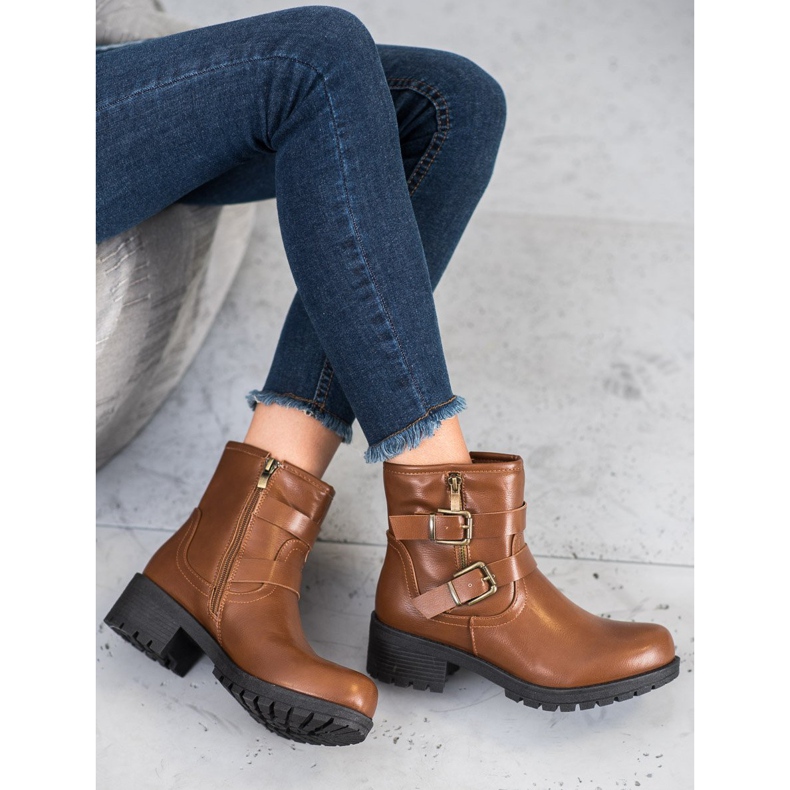 SHELOVET Klasičtí dělníci hnědý 2