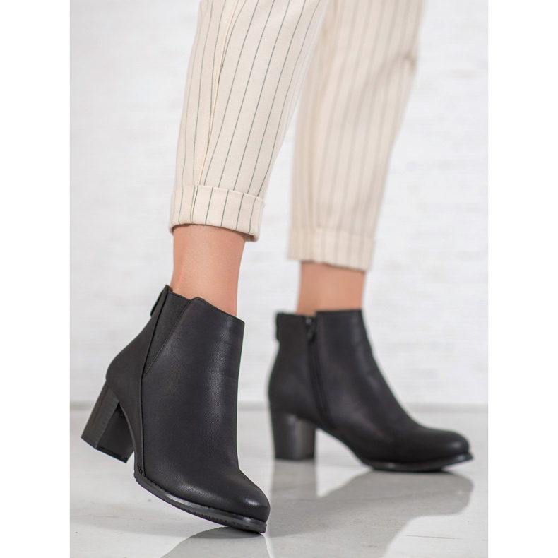 J. Star Módní kozačky černý 2