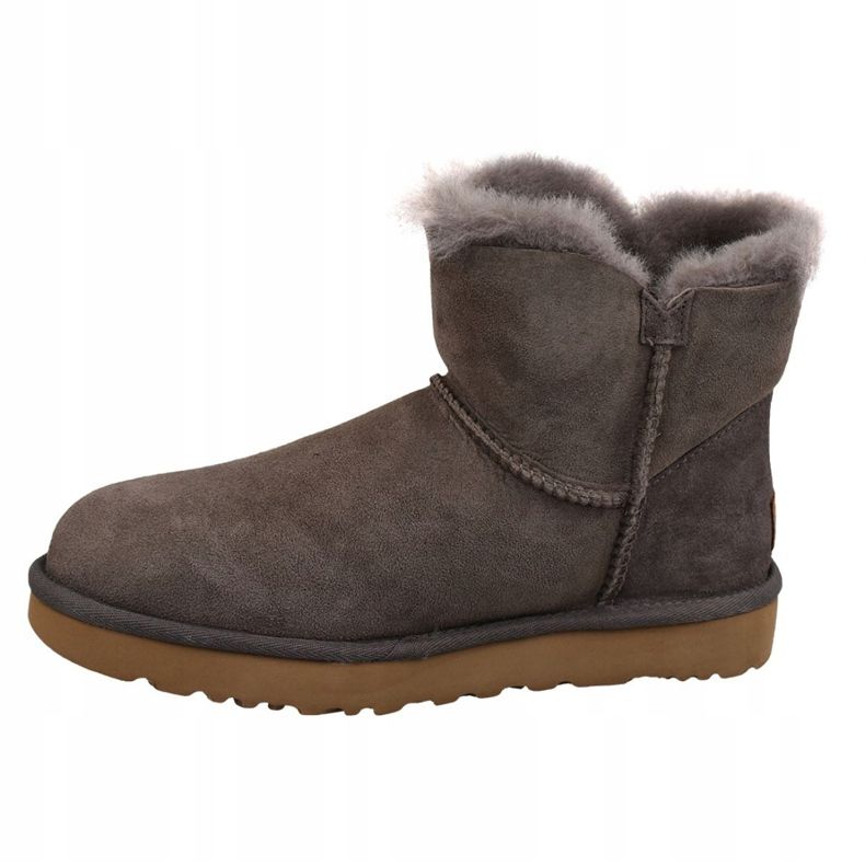 Boty Ugg Mini Bailey Button Ii W 1016422-MOLE hnědý 1