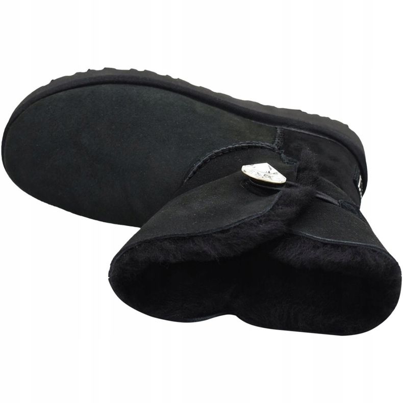 Ugg boty Bailey Button Bling W 1016553-BLK černý 2