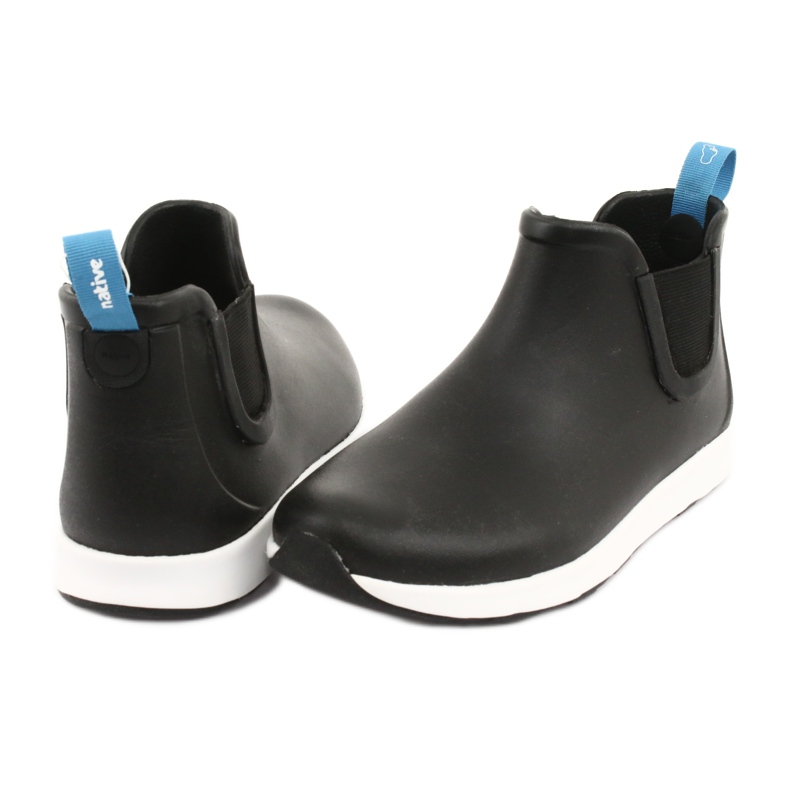 Native Ap Rain Jiffy Black Shell White Jiffy Rubber bílý černý 4