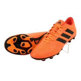 Kopačky Adidas Nemeziz 18.4 FxG M DA9594 oranžový 4