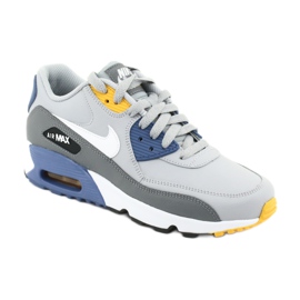 Nike Air Max 90 Ltr Gs Jr 833412-026 bílý modrý šedá 1 Nike Air Max 90 Ltr Gs Jr 833412-026 bílý modrý šedá 1