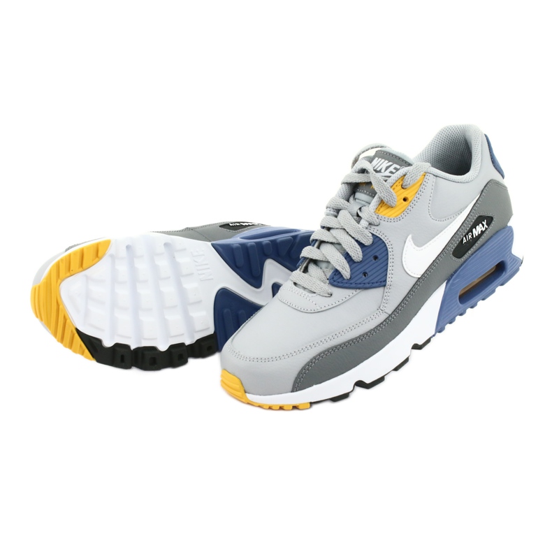 Nike Air Max 90 Ltr Gs Jr 833412-026 bílý modrý šedá 5 Nike Air Max 90 Ltr Gs Jr 833412-026 bílý modrý šedá 5