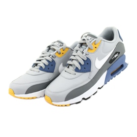 Nike Air Max 90 Ltr Gs Jr 833412-026 bílý modrý šedá 3 Nike Air Max 90 Ltr Gs Jr 833412-026 bílý modrý šedá 3