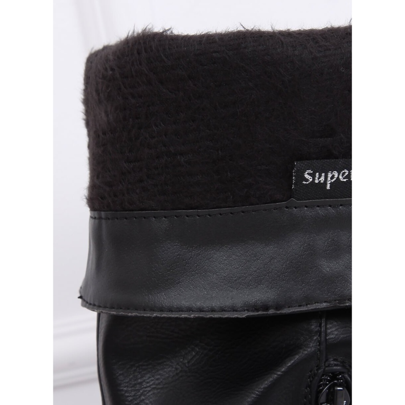 Černé dámské ploché boty 1084-PG černé černá 2