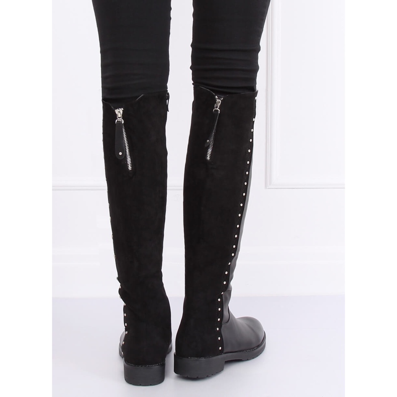 Jezdecké boty se silnou izolací černé G3369A Black černá 2 Jezdecké boty se silnou izolací černé G3369A Black černá 2