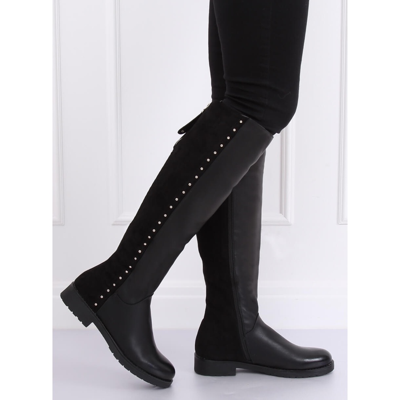 Jezdecké boty se silnou izolací černé G3369A Black černý 1