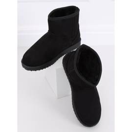 Krátké černé sněhové boty LV56P Black černý 1