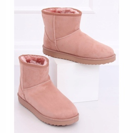 Krátké růžové sněhové boty LV56P Pink růžový 1