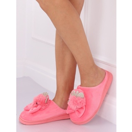 Dámské pantofle tmavě růžové DD112 Red růžový 1