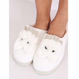 Dámské béžové pantofle DD112 Béžové béžový 2