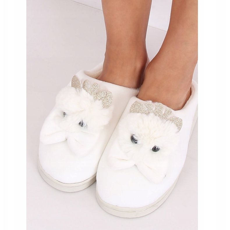 Dámské béžové pantofle DD112 Béžové béžový 2