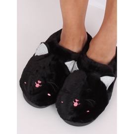 Černé dámské černé pantofle MA16 Black černá 2