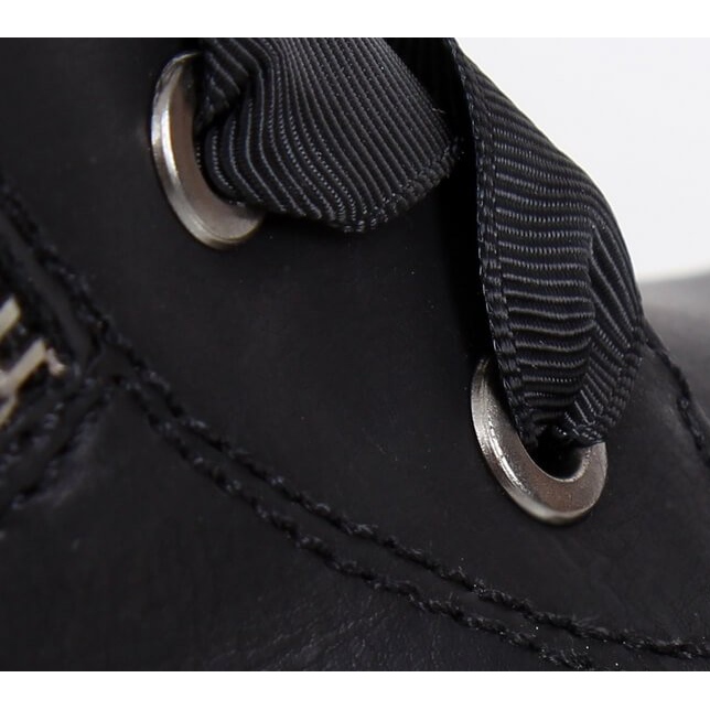 Černé boty se šněrováním černá 17103-2 Black II Quality černý 2