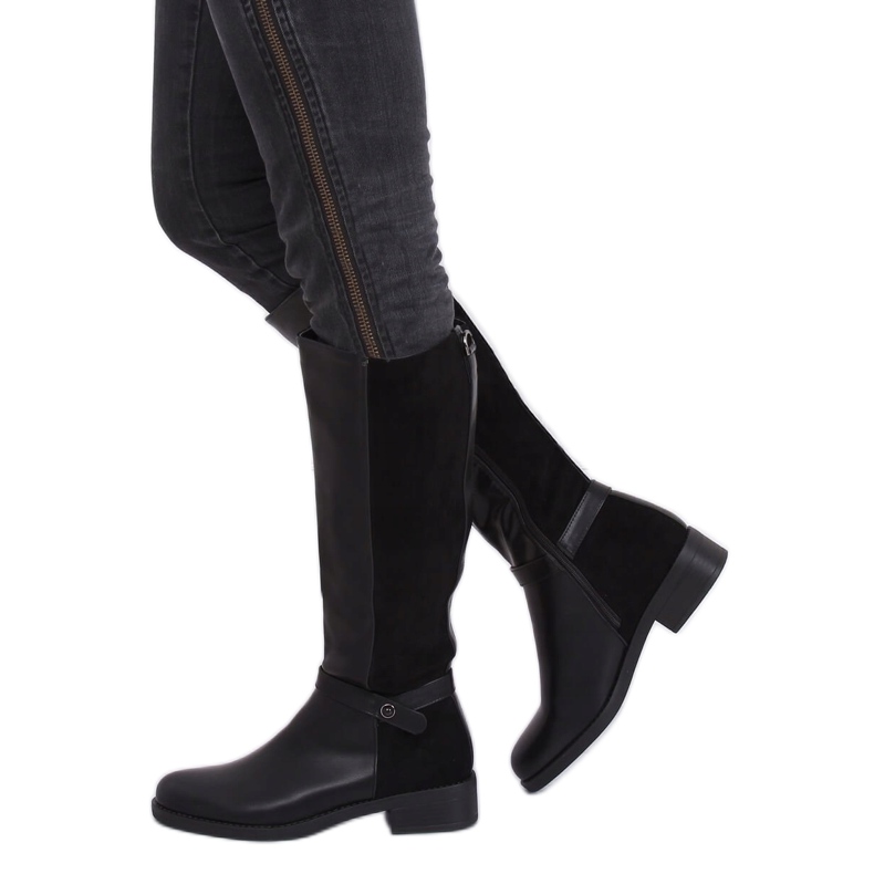 Černé boty pro ženy černé G-7603 Black černý 1