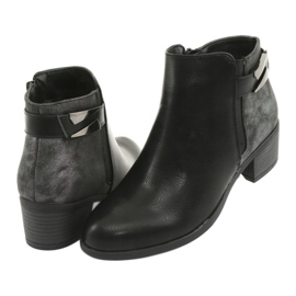 M.Daszyński Boty Jodhpur Daszyński 1919 černá spona černý šedá 4