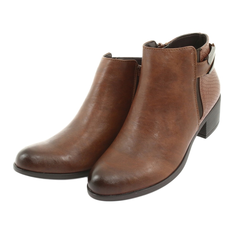 M.Daszyński Boty Jodhpur se sponou Daszyński 1919 bronz hnědý 3
