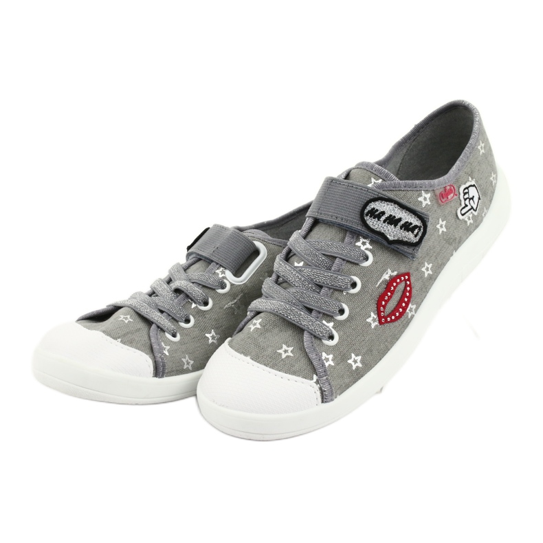 Dětská obuv Befado 251Q095 červený šedá 3