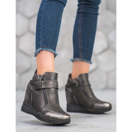 Sergio Leone Tenisky Na Zipu šedá 1