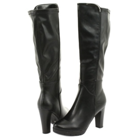 M.Daszyński Boty na sloupku Daszyński SA50 černý 4