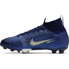 Kopačky Nike Mercurial Superfly 7 Elite Mds Fg Jr BQ5420 401 modrý modrý 2