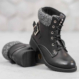 SHELOVET Šněrování černé strany černý 1