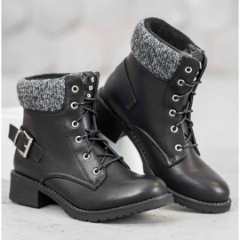 SHELOVET Šněrování černé strany černý 2