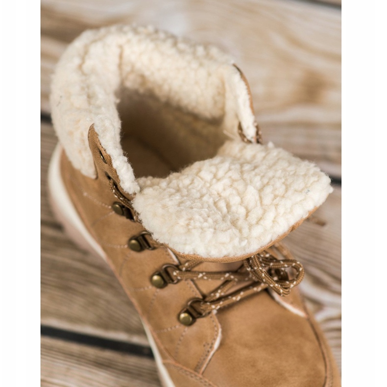 Arrigo Bello Teplé zimní boty béžový 1