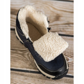 Arrigo Bello Šněrovací zimní boty modrý 1