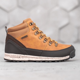 McKey Šněrovací boty s ovčí kůží hnědý 1