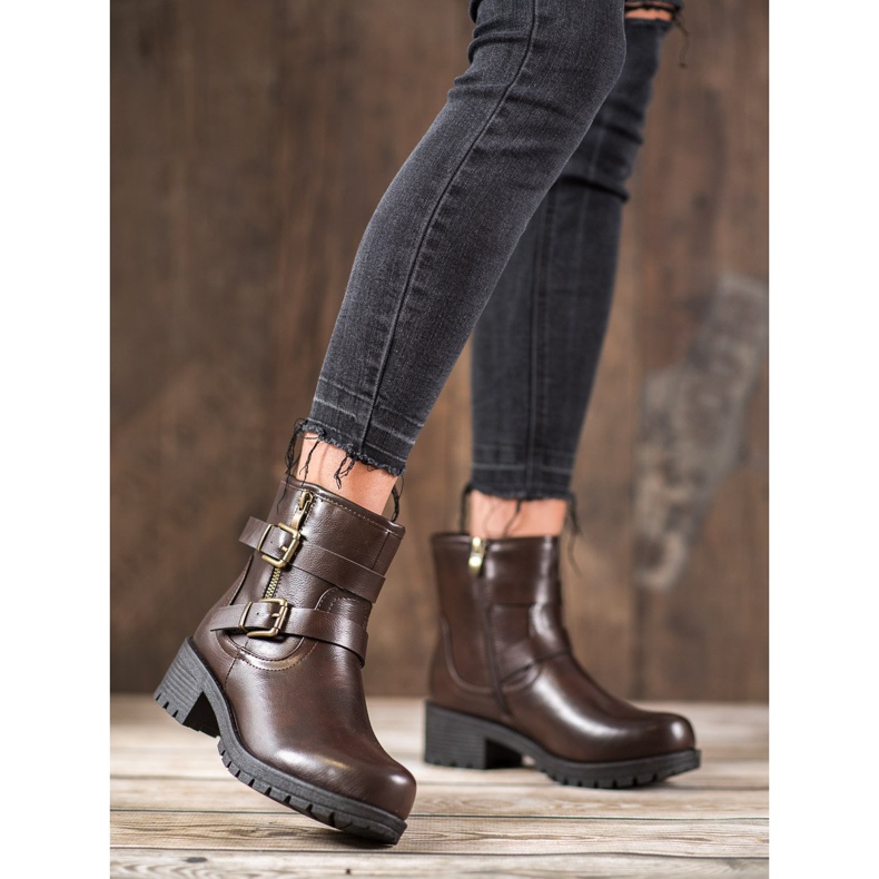 SHELOVET Klasičtí dělníci hnědý 2