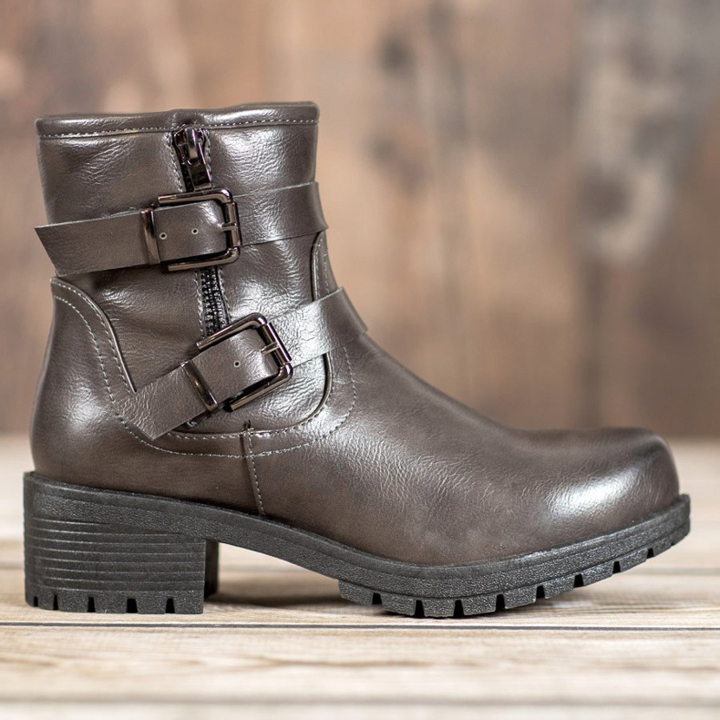 SHELOVET Klasičtí dělníci šedá 1