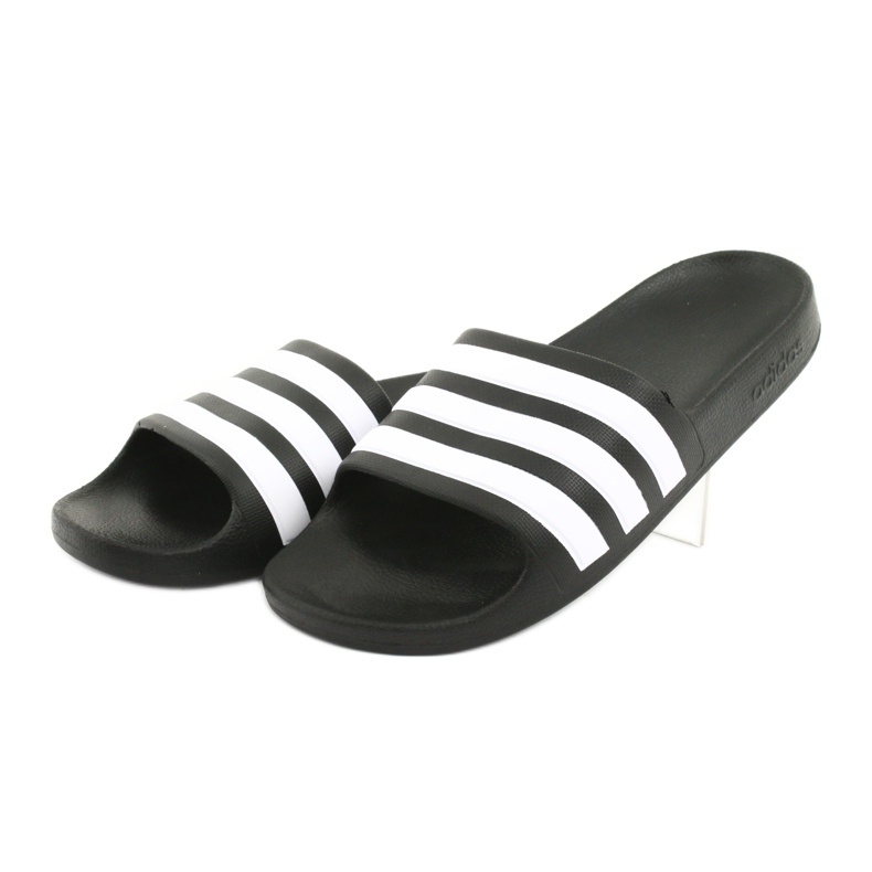 Pantofle Adidas Adilette Aqua K Jr F35556 bílý černý 3