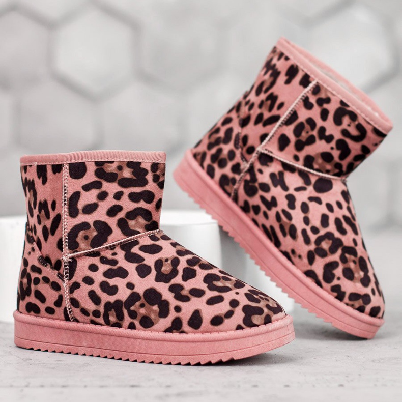 SDS Růžové Mukluki V puntících růžový 1