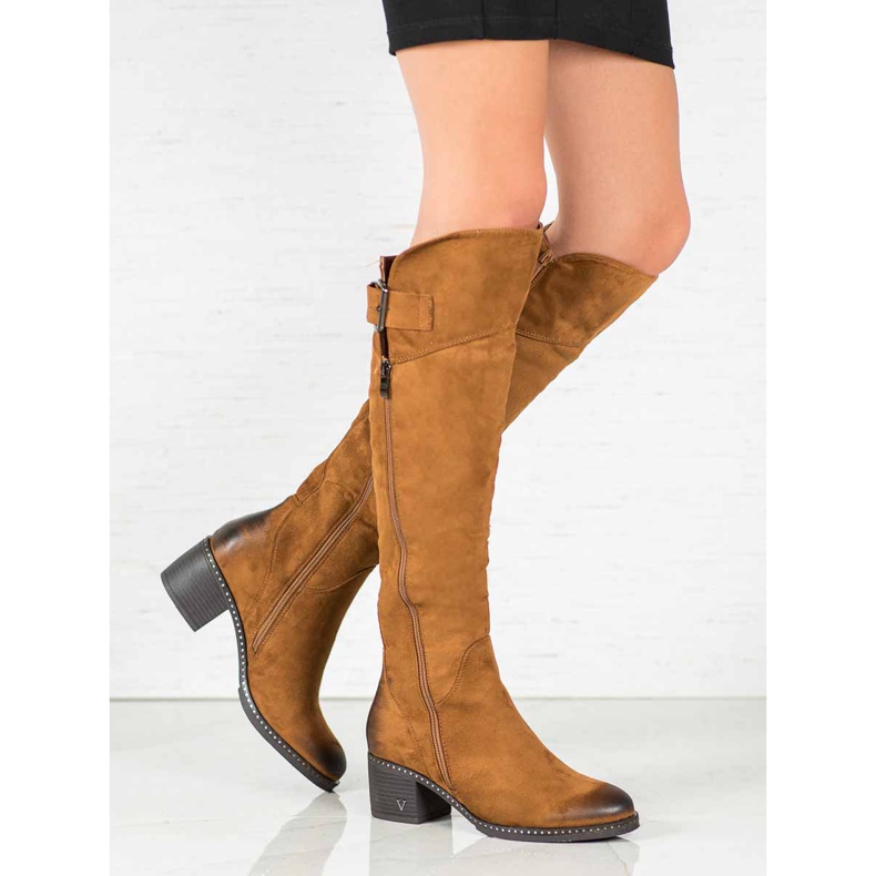 Velbloudí boty VINCEZA hnědý 1 Velbloudí boty VINCEZA hnědý 1