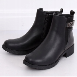 Černé dámské černé boty 1210A-PA Black černý 1