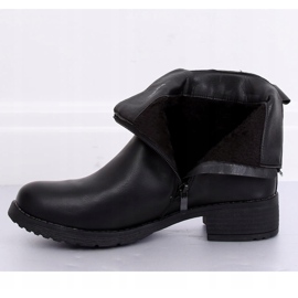 Černé dámské černé boty 1210A-PA Black černý 2