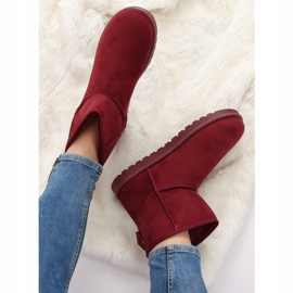 Sněhové boty emusy burgundy C-08 Red červený 2