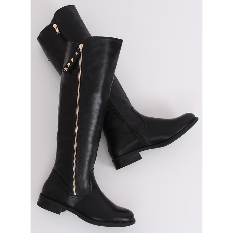 Černé dámské jezdecké boty MR-6 Black černý 1