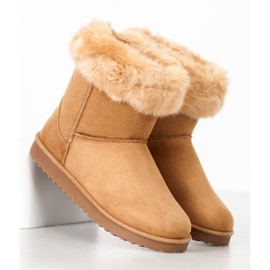 Sport Teplé Mukluki s kožešinou hnědý 1