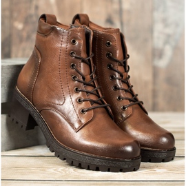 Filippo Trapery na platformě hnědý 1