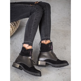 Goodin Teplé módní boty černý šedá 2