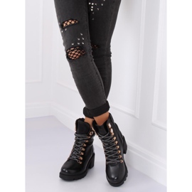 Černé boty pro ženy černé HE110 Black černý 2